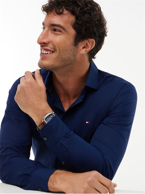 cl non iron solid shirt TOMMY HILFIGER | MW0MW45307DCC